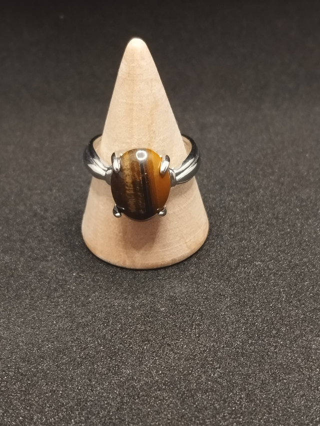 Bague en œil de tigre