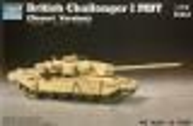 trumpeter 1.72 british challenger 1 with armour mbt