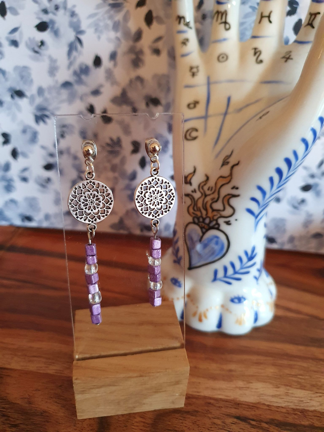 Boucles d'oreilles silver Emma