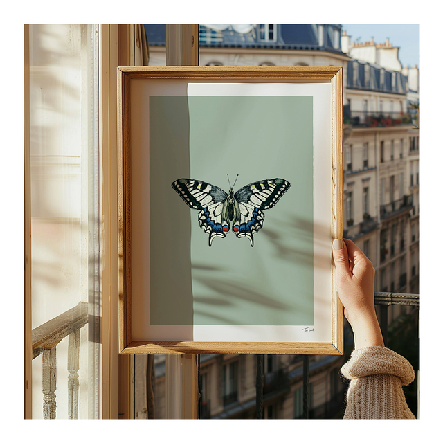 &#039;Old World Swallowtail Butterfly&#039; art print