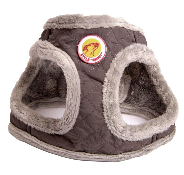 Brustgeschirr Soft&Style - Grau - StyleSnout