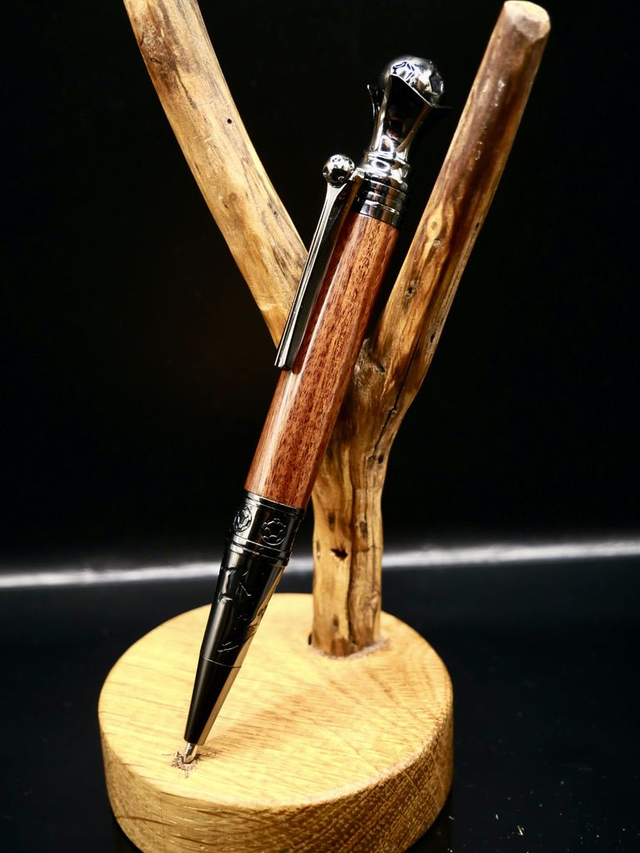 Stylo  thème football Palissandre Santos