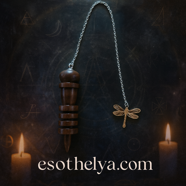 Pendule 28 en bois de cerisier peint en marron clair