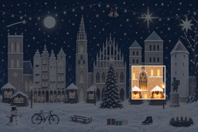 Adventsbild 19 – Die Glühweinbude