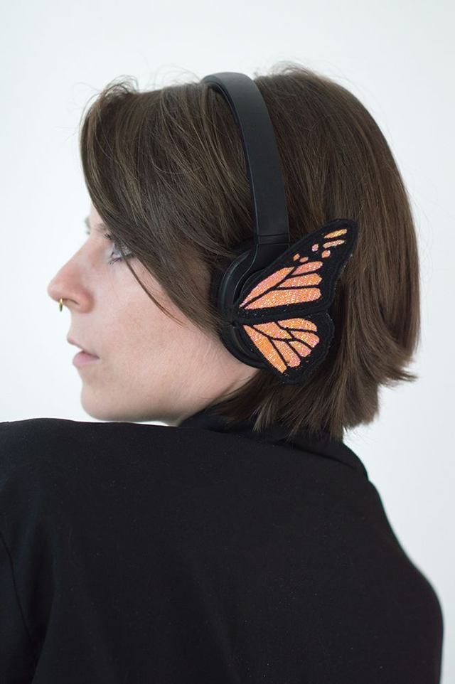Ailes casque PAPILLON