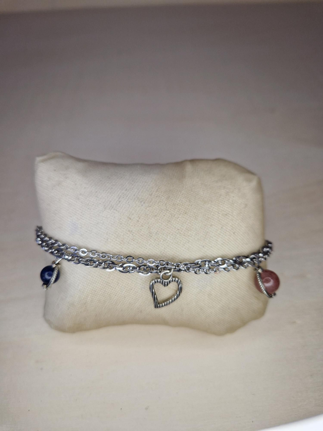 Lapis-Lazuli, Quartz fraise / 031