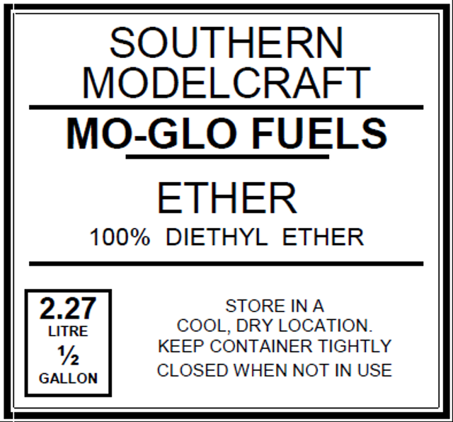  Diethyl Ether 1/2 Gallon