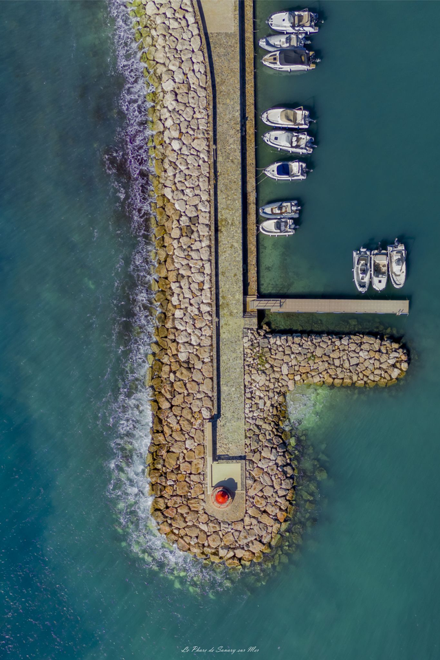 Le Phare de Sanary Sur Mer ( vue en TOP DOWN)