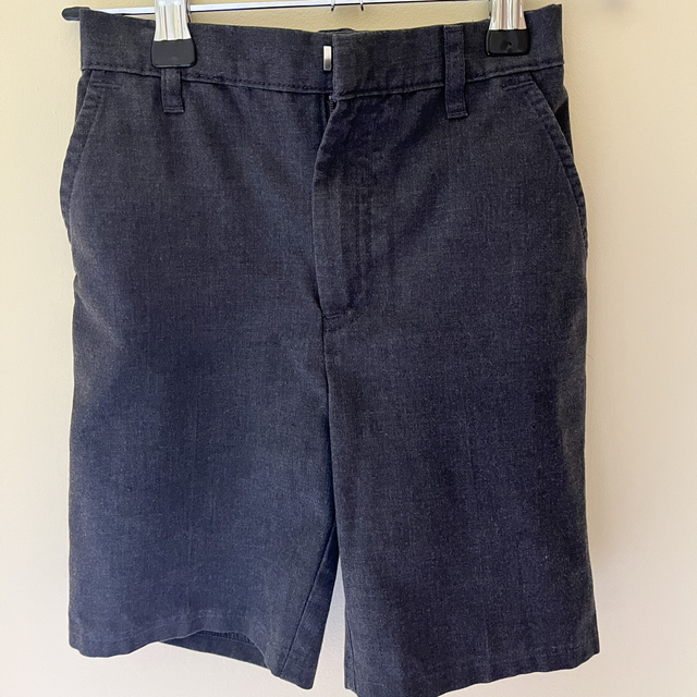 Grey school shorts 7 years