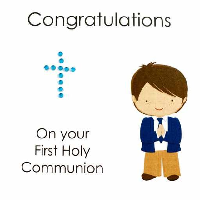 Holy Communion Square - Boy