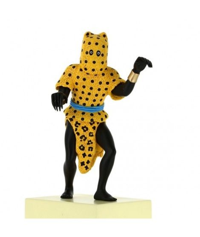 FIGURA RESINA HOMBRE LEOPARDO