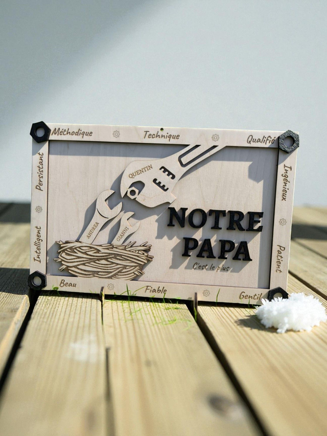 PANCARTE CLÉ A MOLETTE