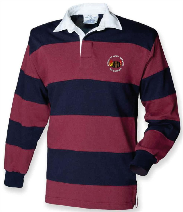 Rugby Adult Burgundy &amp; Navy