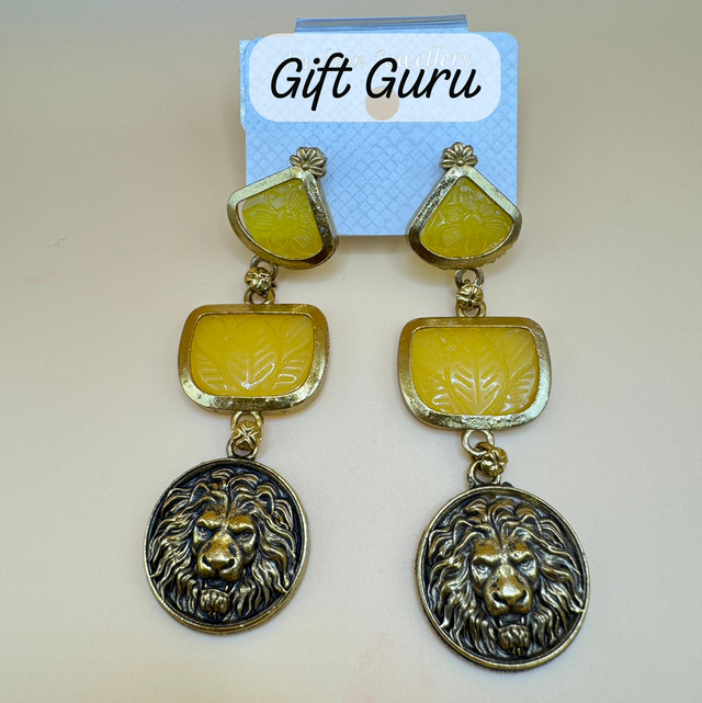 Antique Lion Ear rings