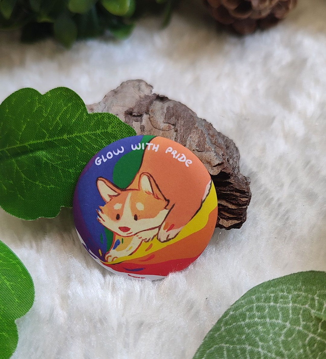 Badge Glow with Pride