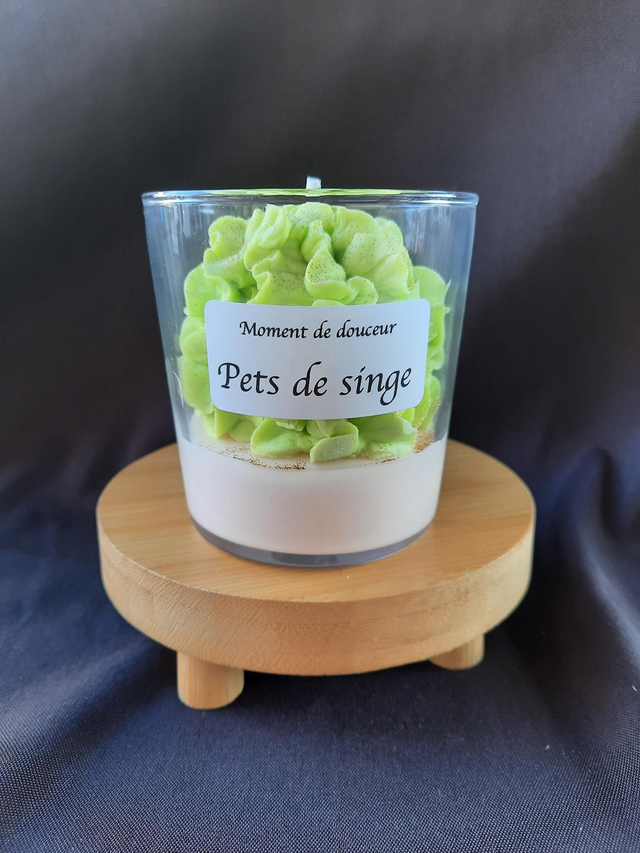 Bougie 30h Pets de singe 