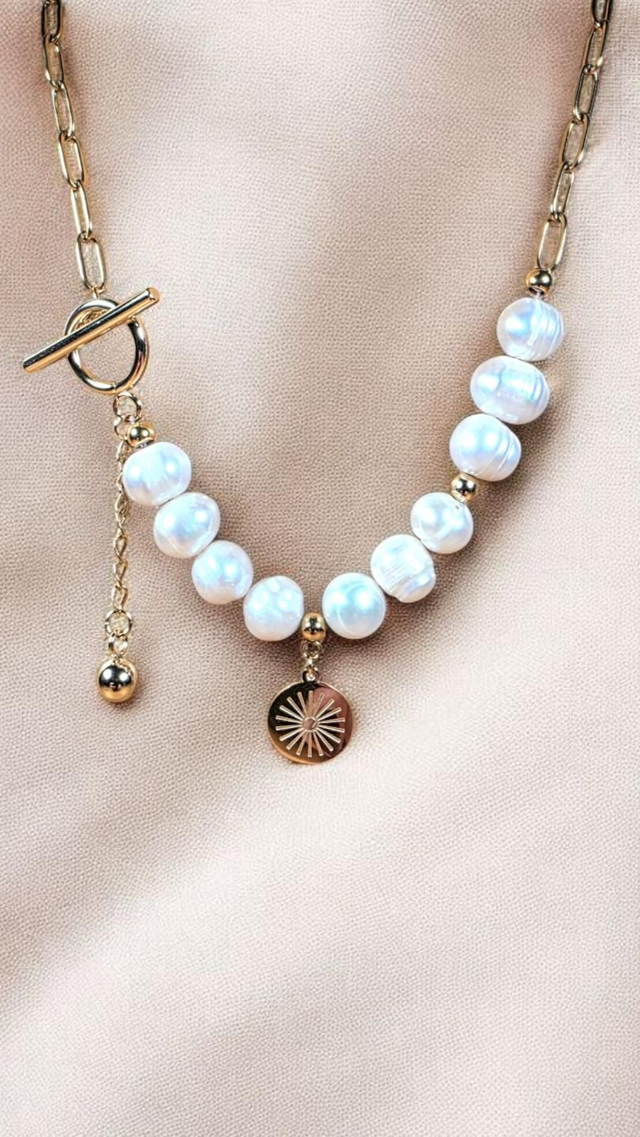 Kette 'Sunny Pearl'