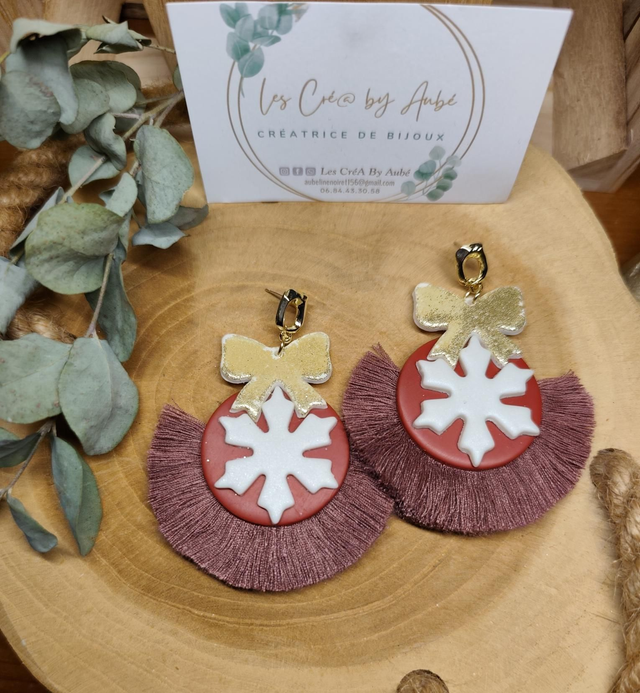 Bo bohème boules lie de vin 0000285