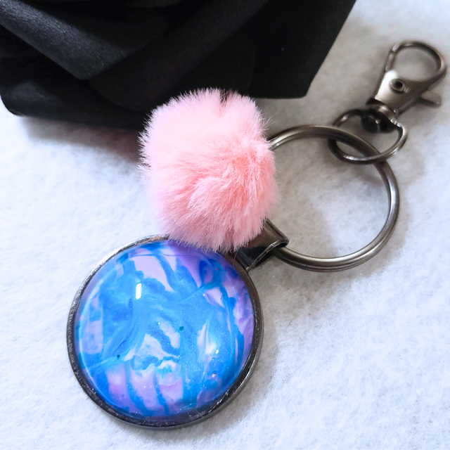 SOFT INDIGO - Bijou de sac - métal pistolet noir