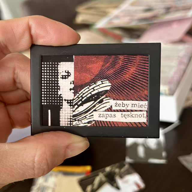 Miniaturka w ramce nr 94 - żeby mieć zapas tęsknot 