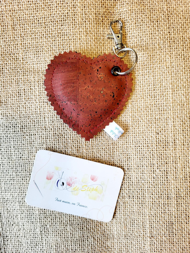 Porte-clé cœur 