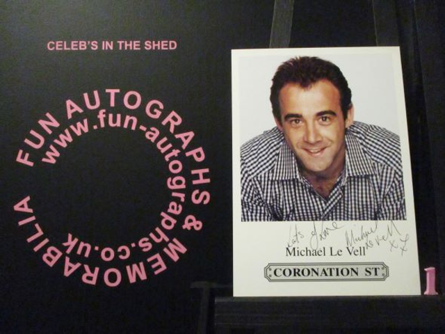 Michael Le Vell (Kevin Webster) Original Coronation Street Pre-Print Cast Card (1)