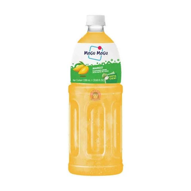 Mogu Mogu Mango Flavoured Drink With Nata De Coco 1lt
