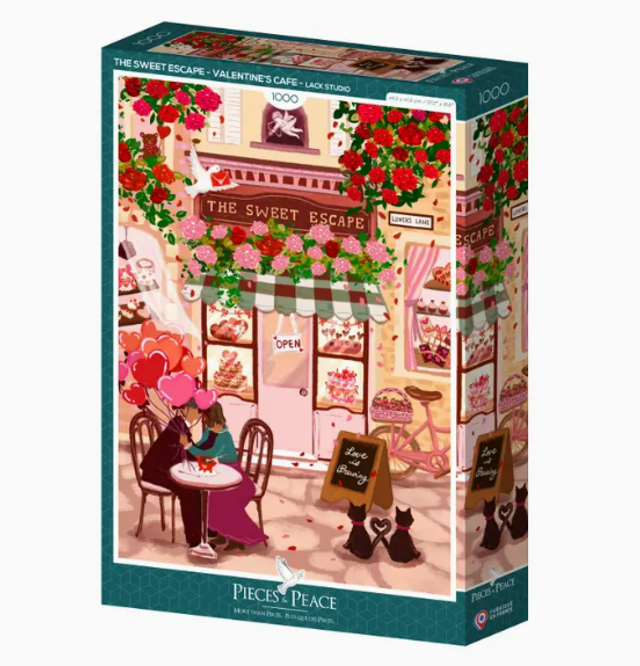 Puzzle 1000 Pièces - Café de la Saint-Valentin