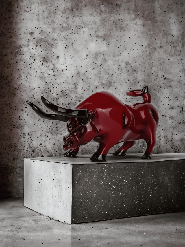 Taureau rouge candy (sur commande)