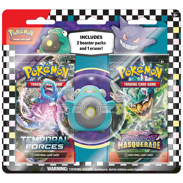 Pokemon TCG: Back to School Eraser Blister - Assortment