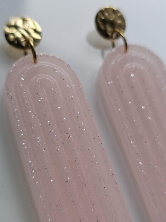 ARTY rose pâle pailleté