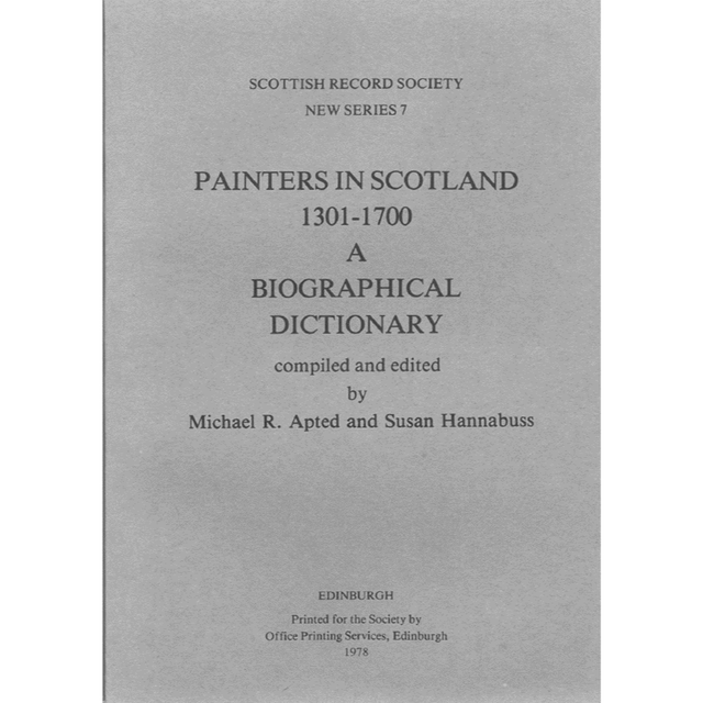 Painters in Scotland 1301-1700
