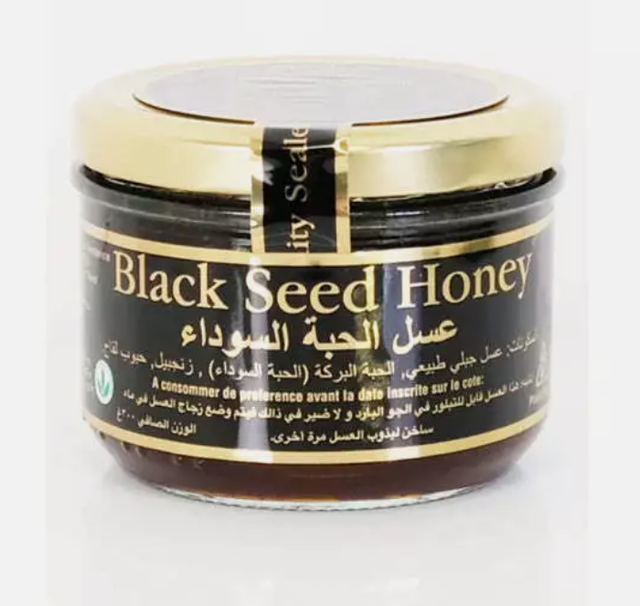 Zwarte zaad honing (habba sawda)
