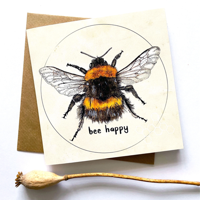 Bee Happy Card