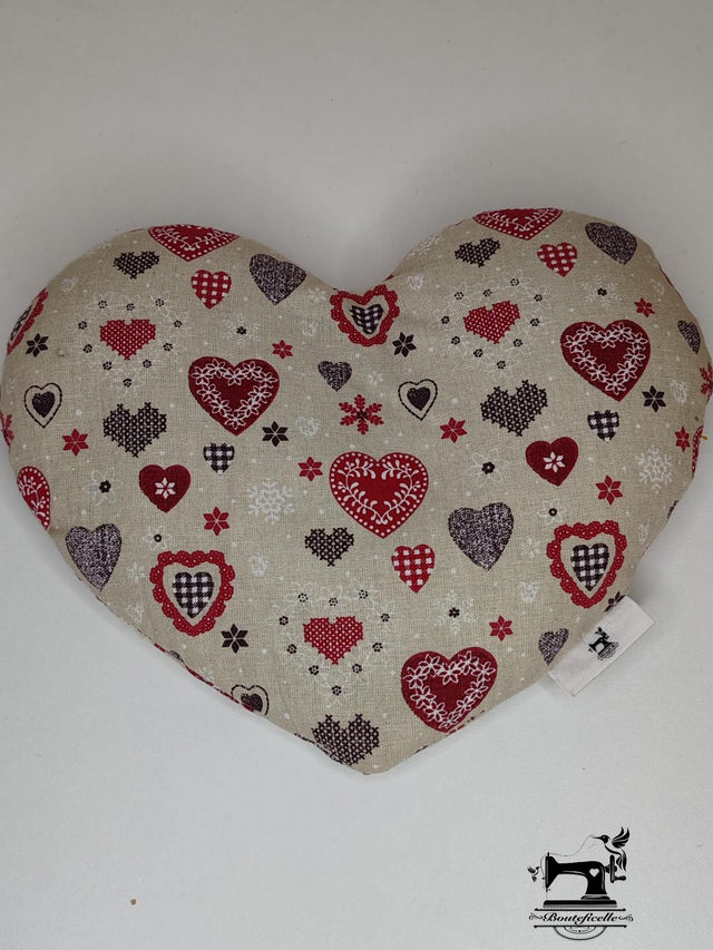 Bouillotte cœur ❤️ &quot;CHALET&quot;