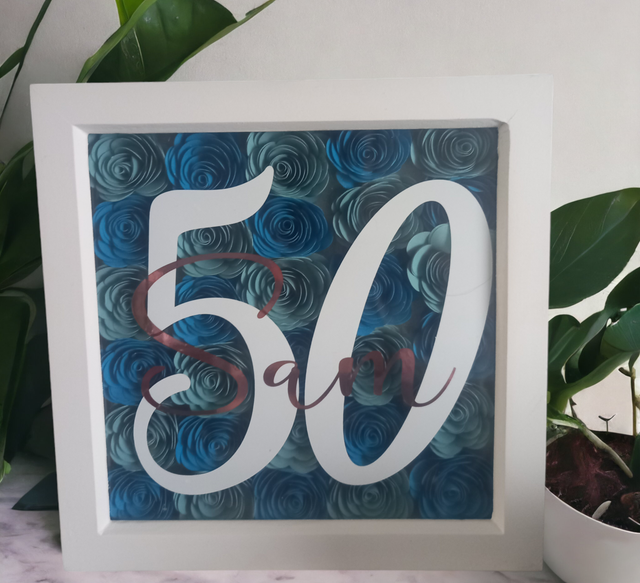Personalised Rose Box Frames