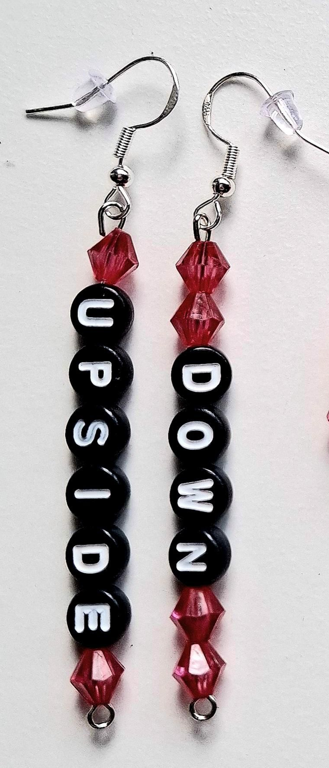 Upside Down drop earrings 