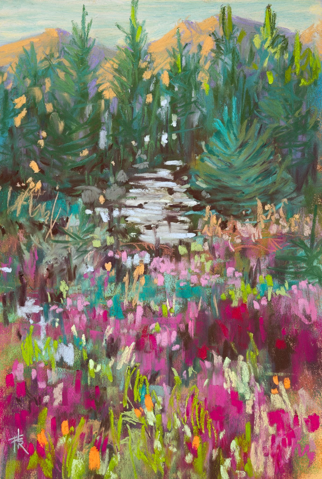 Tirage d&#039;art - Epilobes en Ecosse