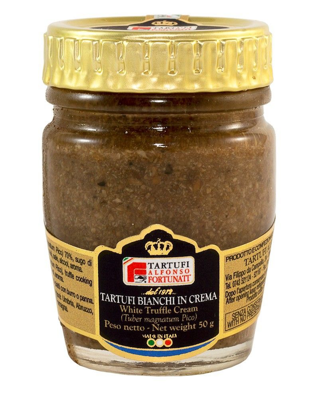 TARTUFO BIANCO PREGIATO IN PURÈ 50 G, IN VASETTO DI VETRO - TARTUFI ALFONSO FORTUNATI