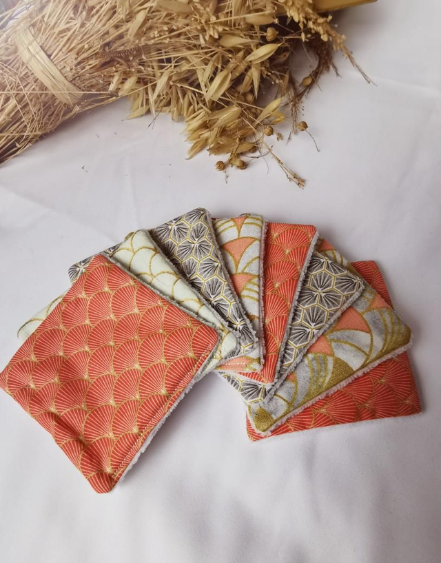 Lingettes GUSTAVE oranger or 