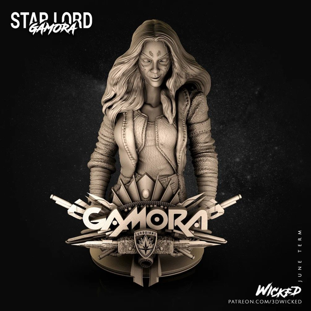 Buste résine GAMORA série movie