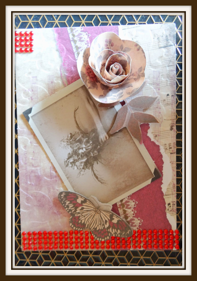 Carte Condoléance &quot; la carte  éternelle &quot;   