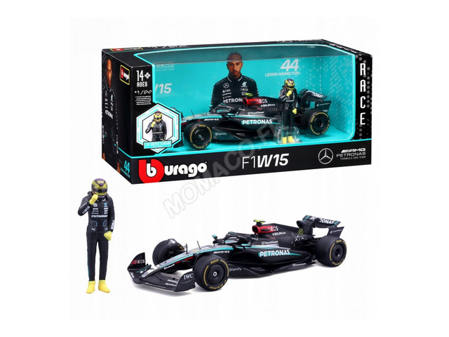 MERCEDES GP F1 W15 HAMILTON 2024 Burago 28069HA 1/24