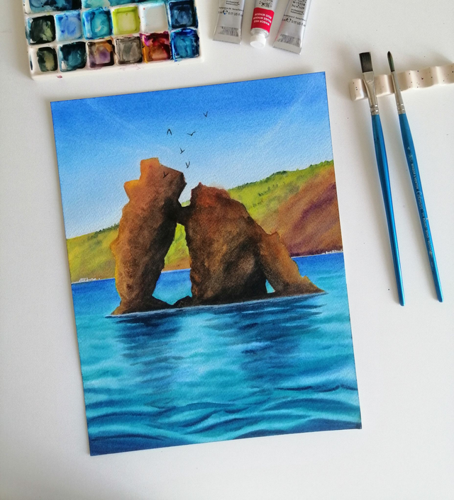 Roque La Bonanza - 20 x 26 cm (El Hierro)