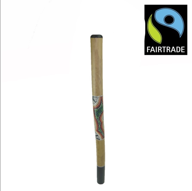 Juno half painted bamboo didgeridoo 100cm