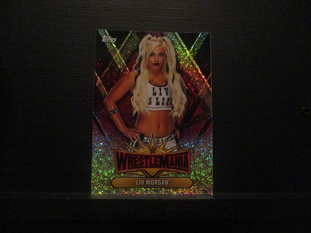Liv Morgan - Champions Wrestlemania Original Trading Card #WM-50