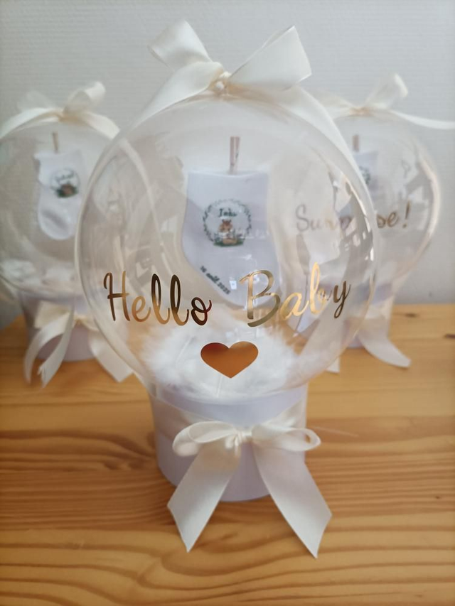 Ballon Bulle cadeau "Naissance"