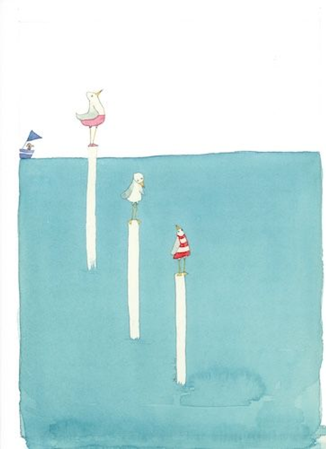 Carte postale double