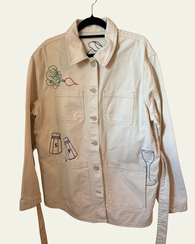 Dinner Party Embroidered Jacket - Medium/Large
