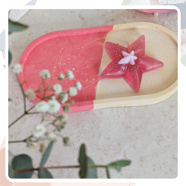 ATELIERS Jesmonite Plateau ovale